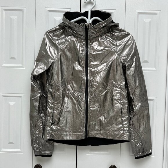 Ivivva Spring Windbreaker Jacket with Hood - Picture 1 of 4